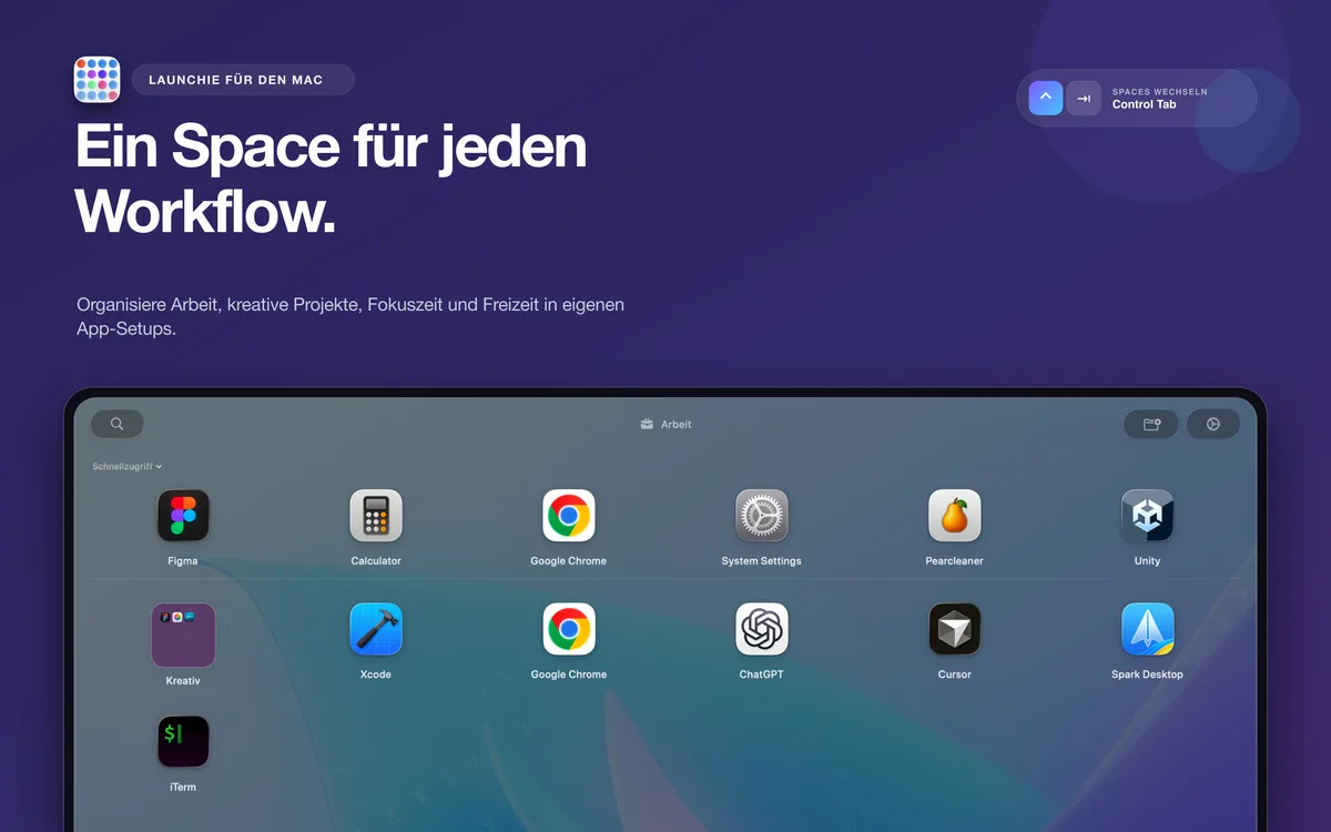 Launchie Spaces