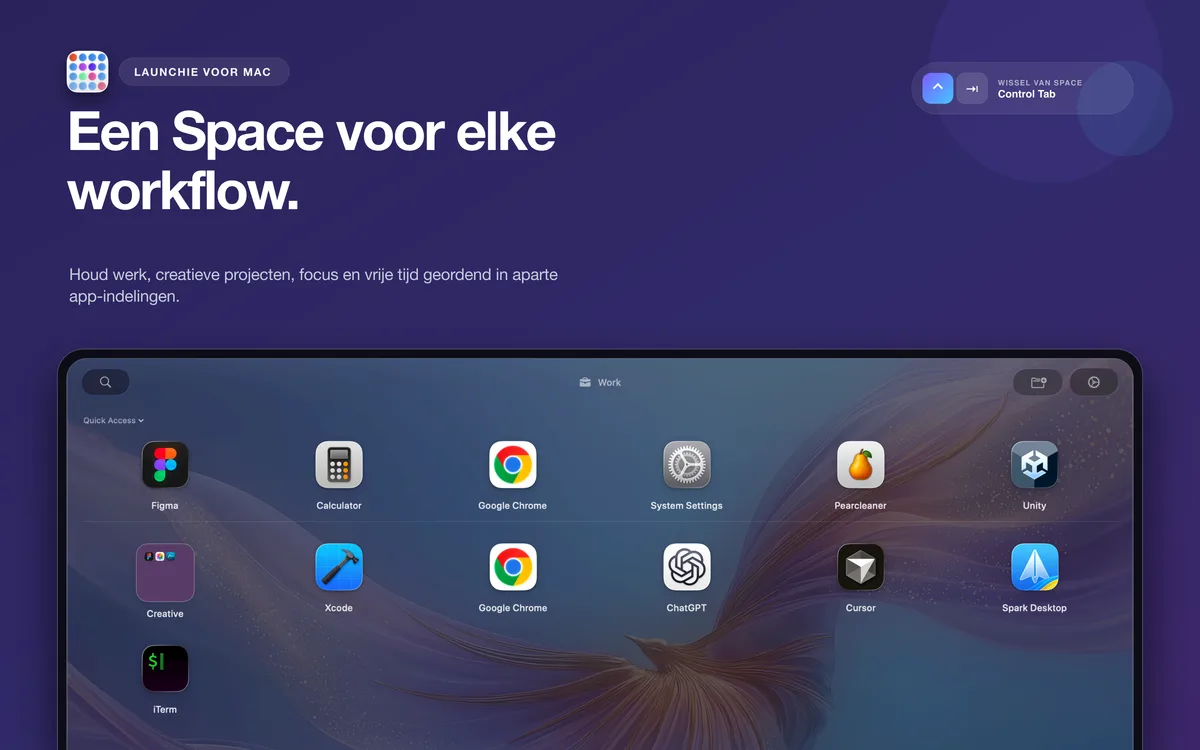 Launchie Spaces